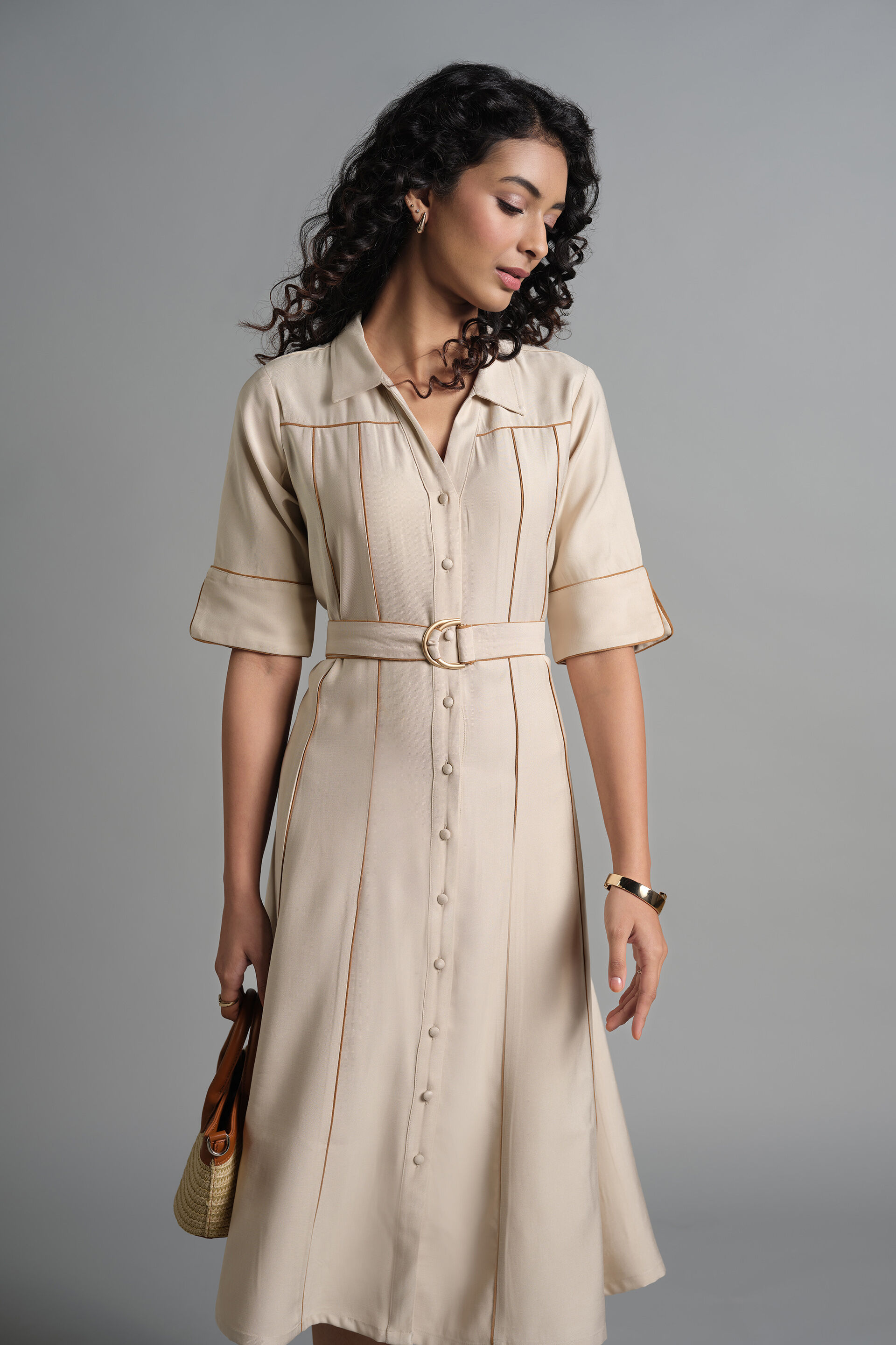 Chert Dress, Beige, image 1